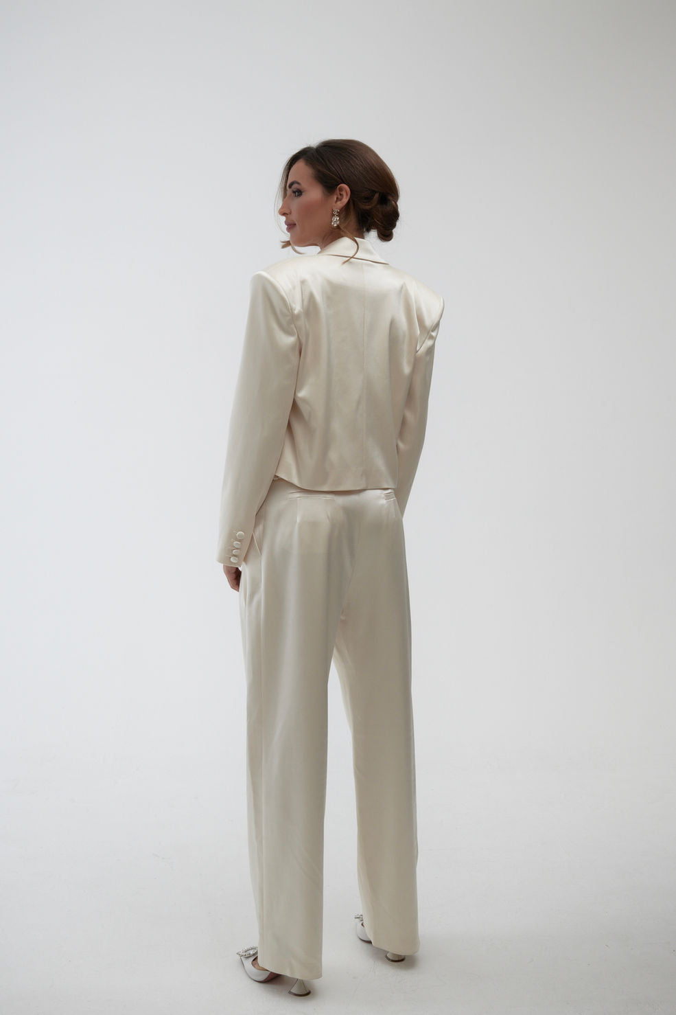 Silk Blend Trousers