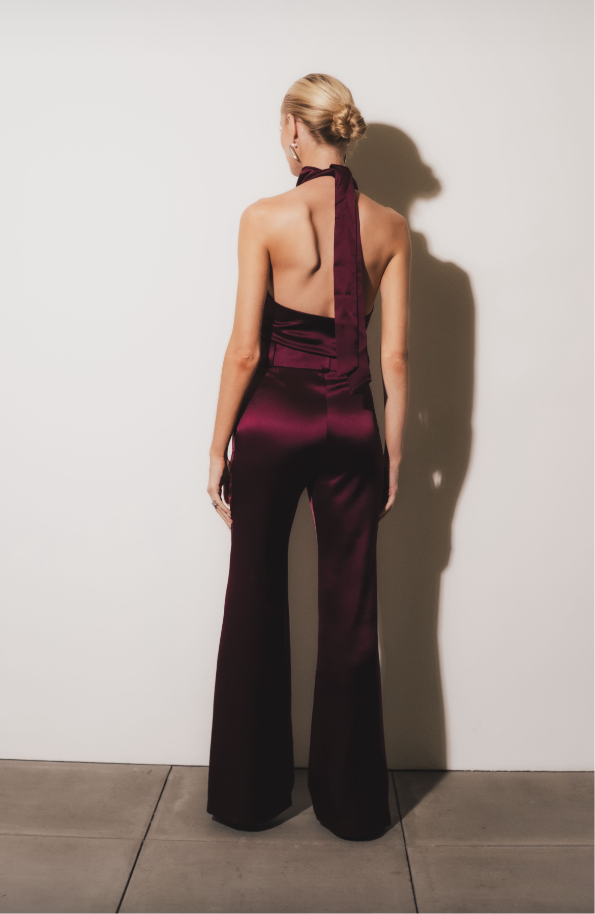 Evening Trousers - Cherry