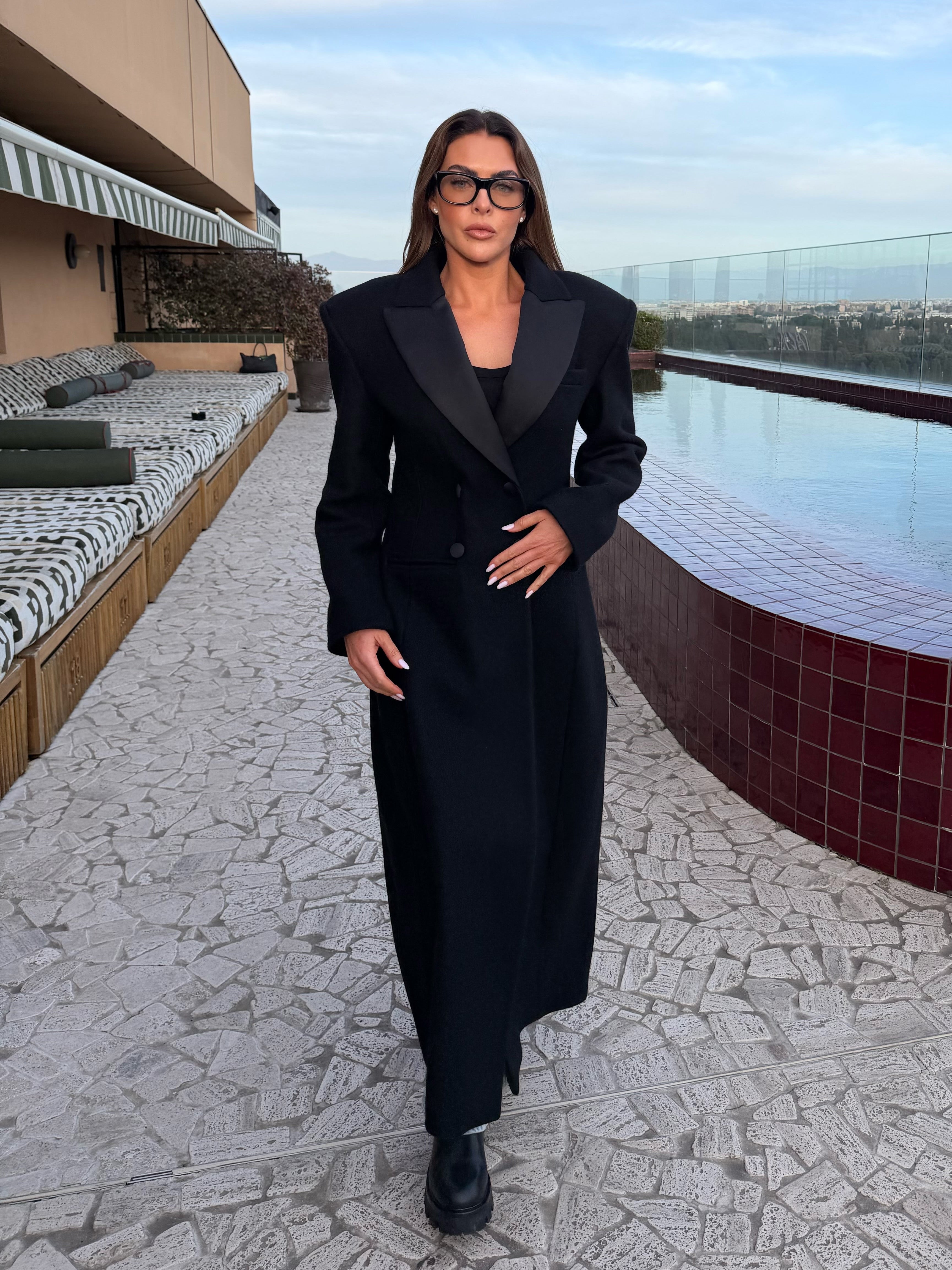 Timeless Wool Coat  - Black