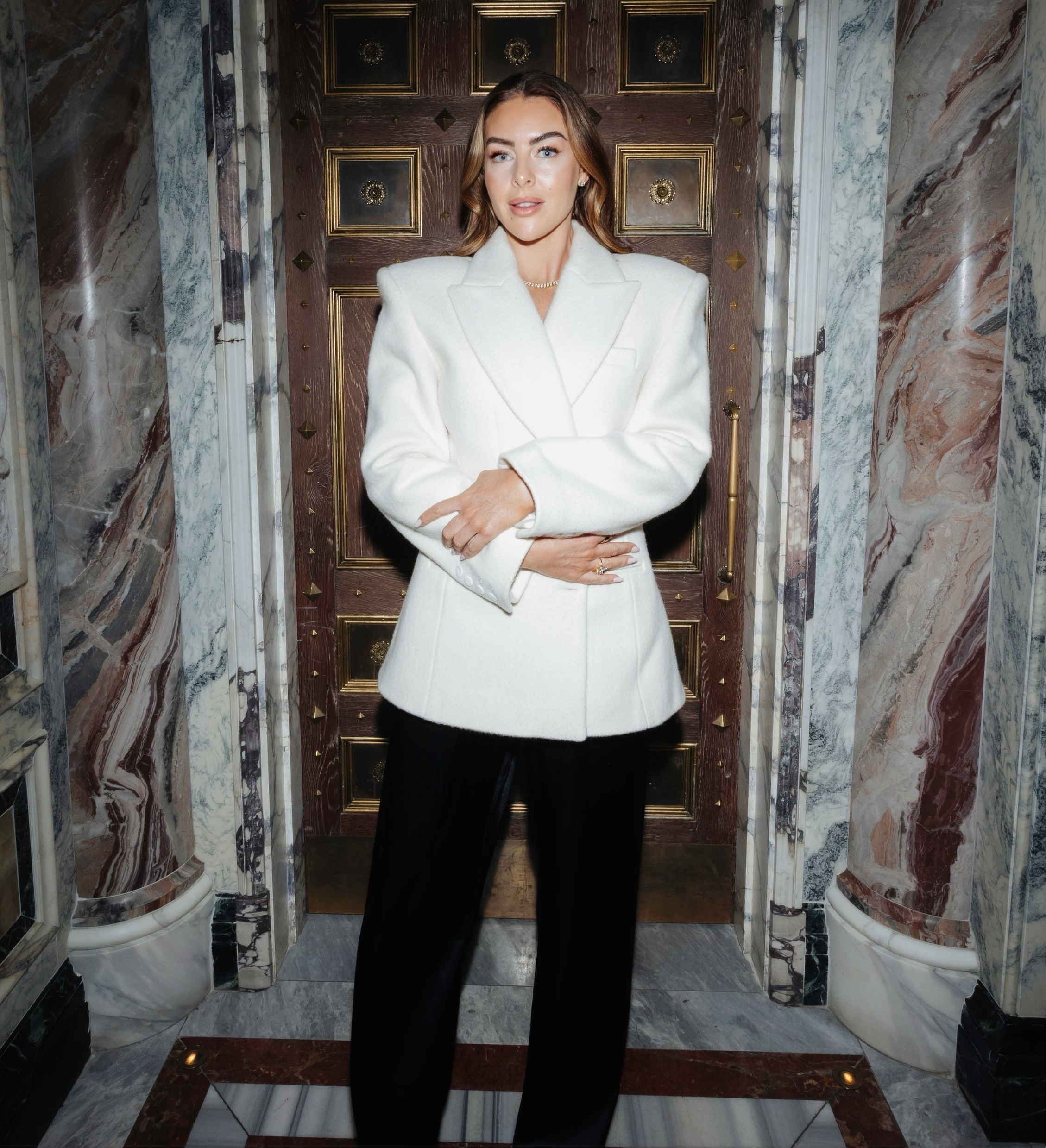 The Timeless Wool Blazer  - Cream