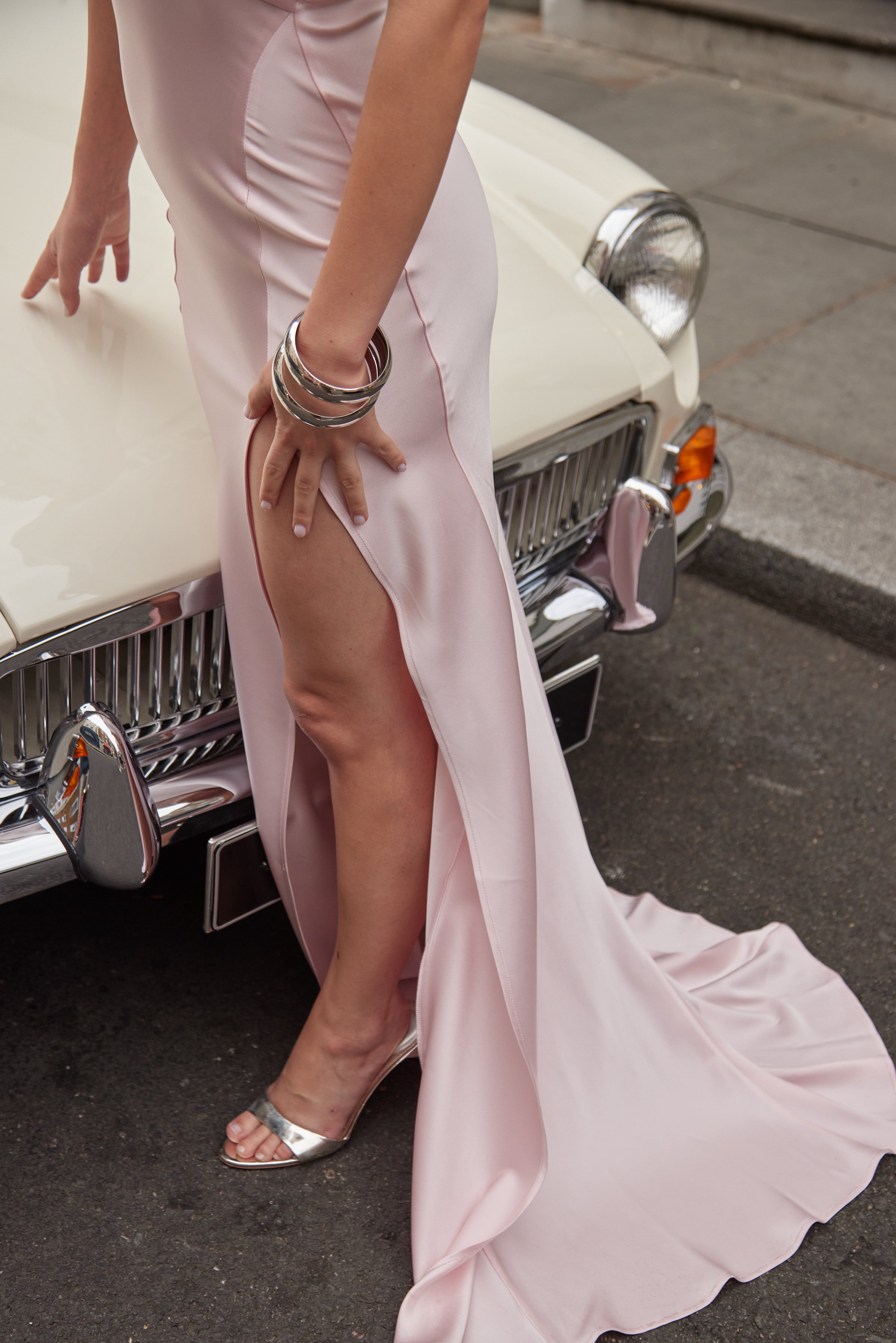 The Backless Dress - Blush