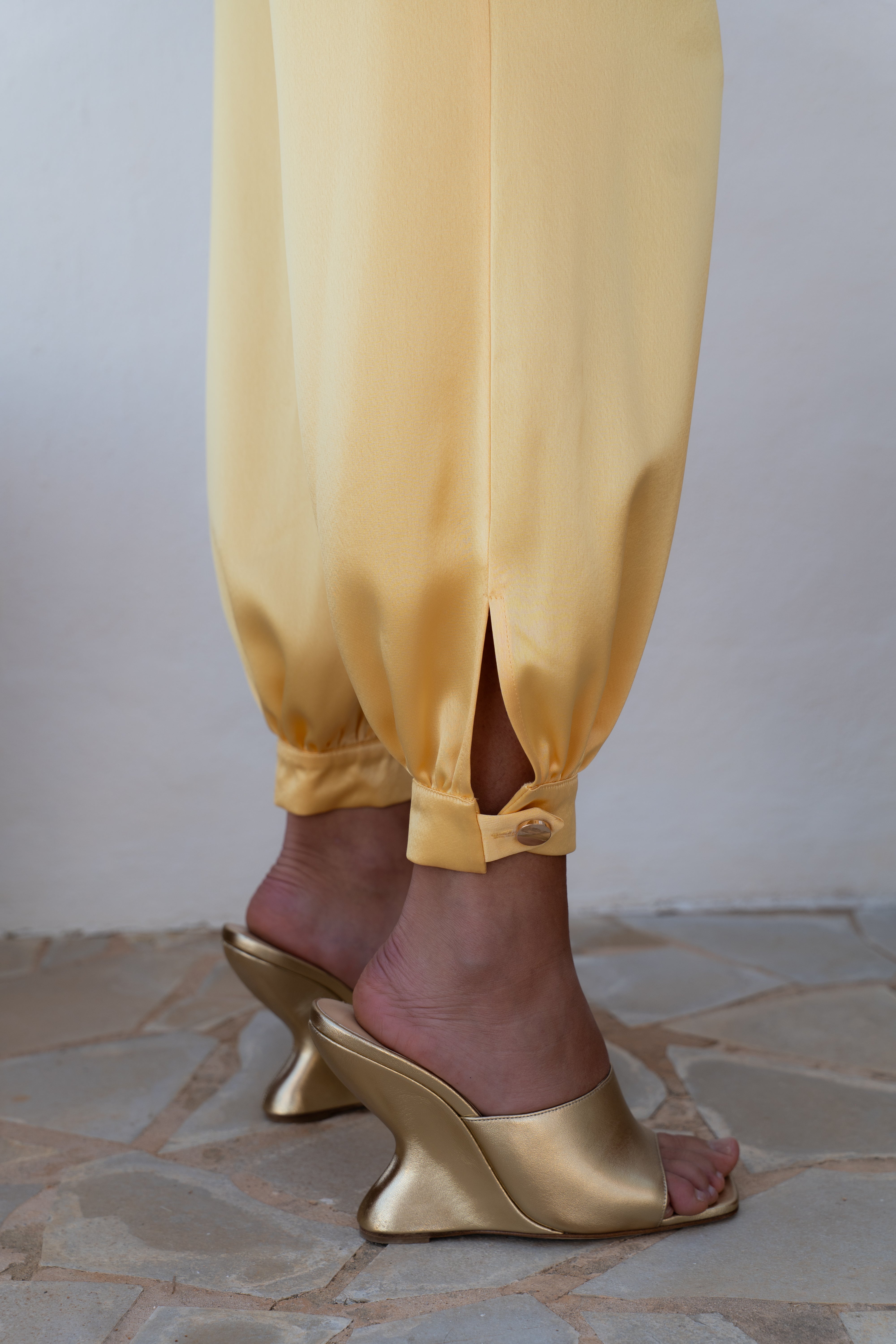Balloon Trousers - Lemon
