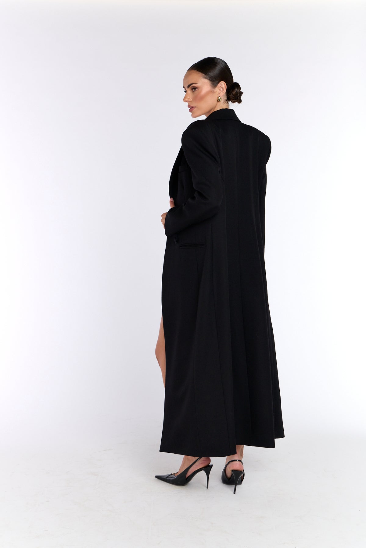 Timeless Wool Coat - Light Suiting Black
