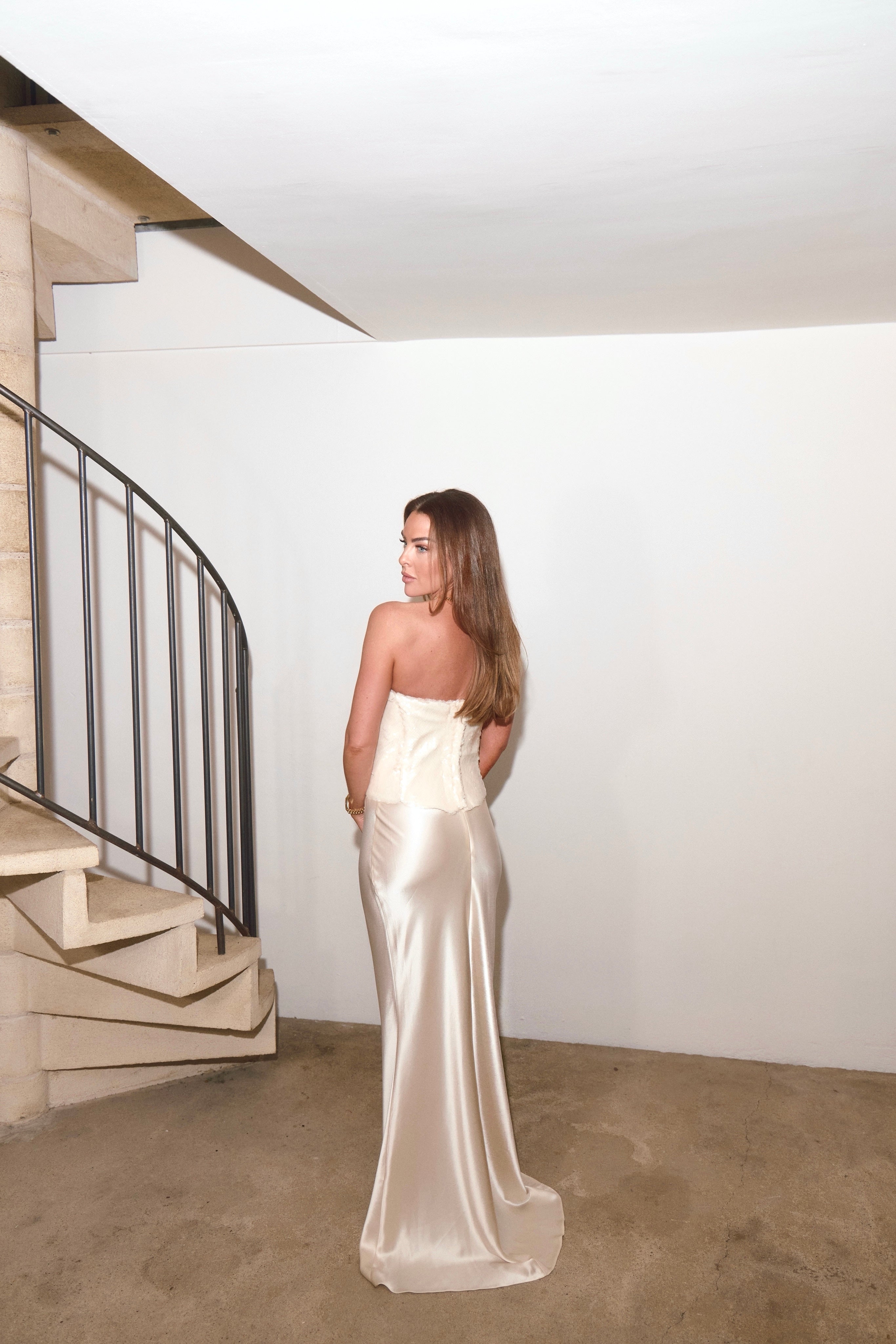 Sequin Corset  - Cream