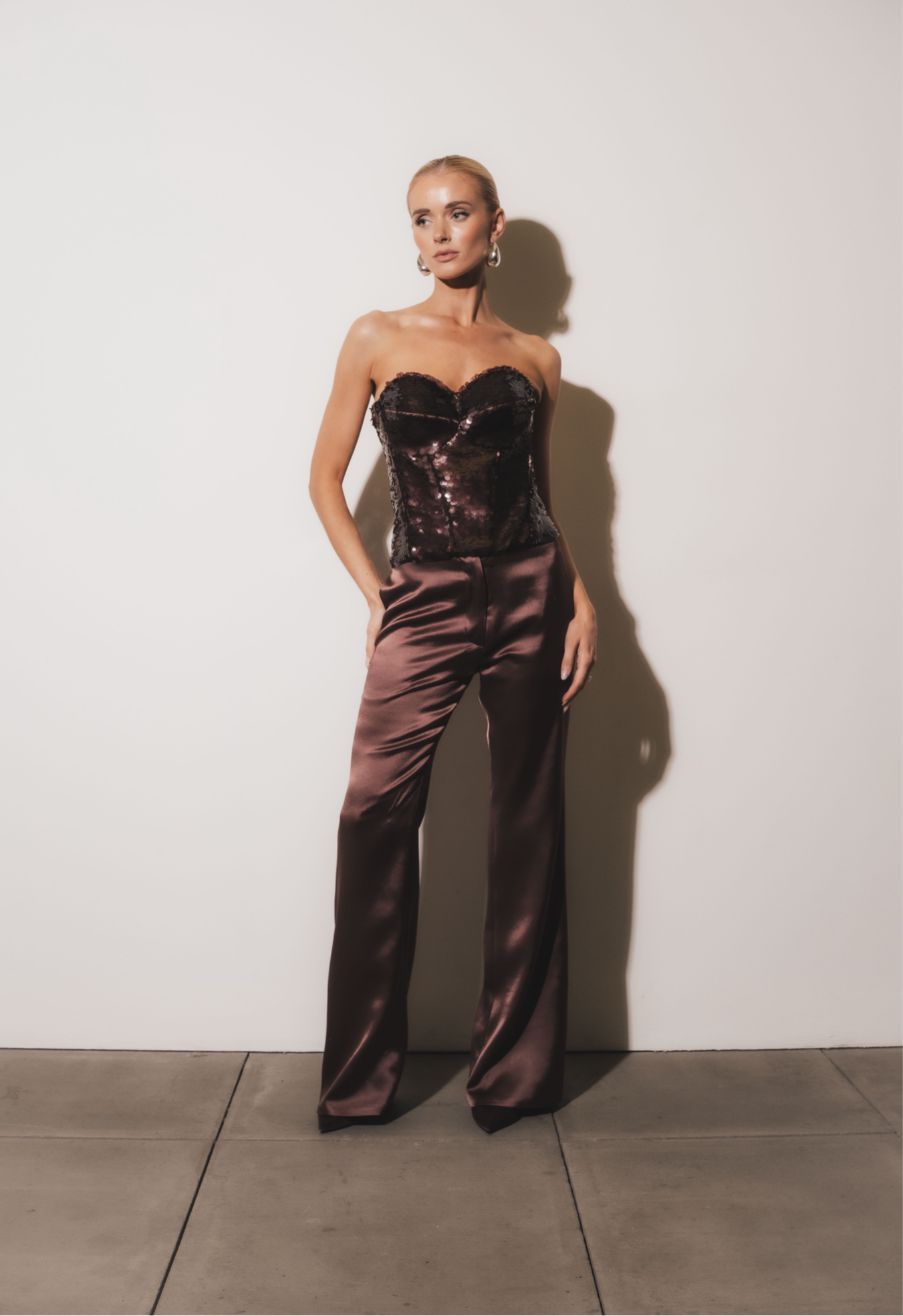 Evening Trousers - Brown