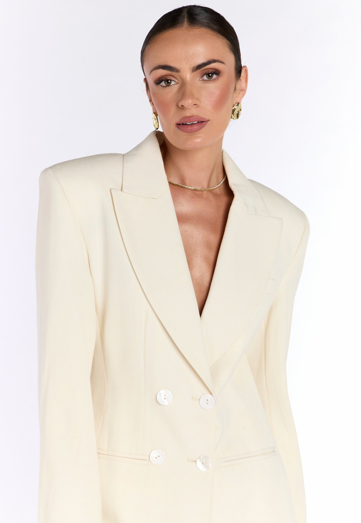 Timeless Wool Coat - Suiting Cream