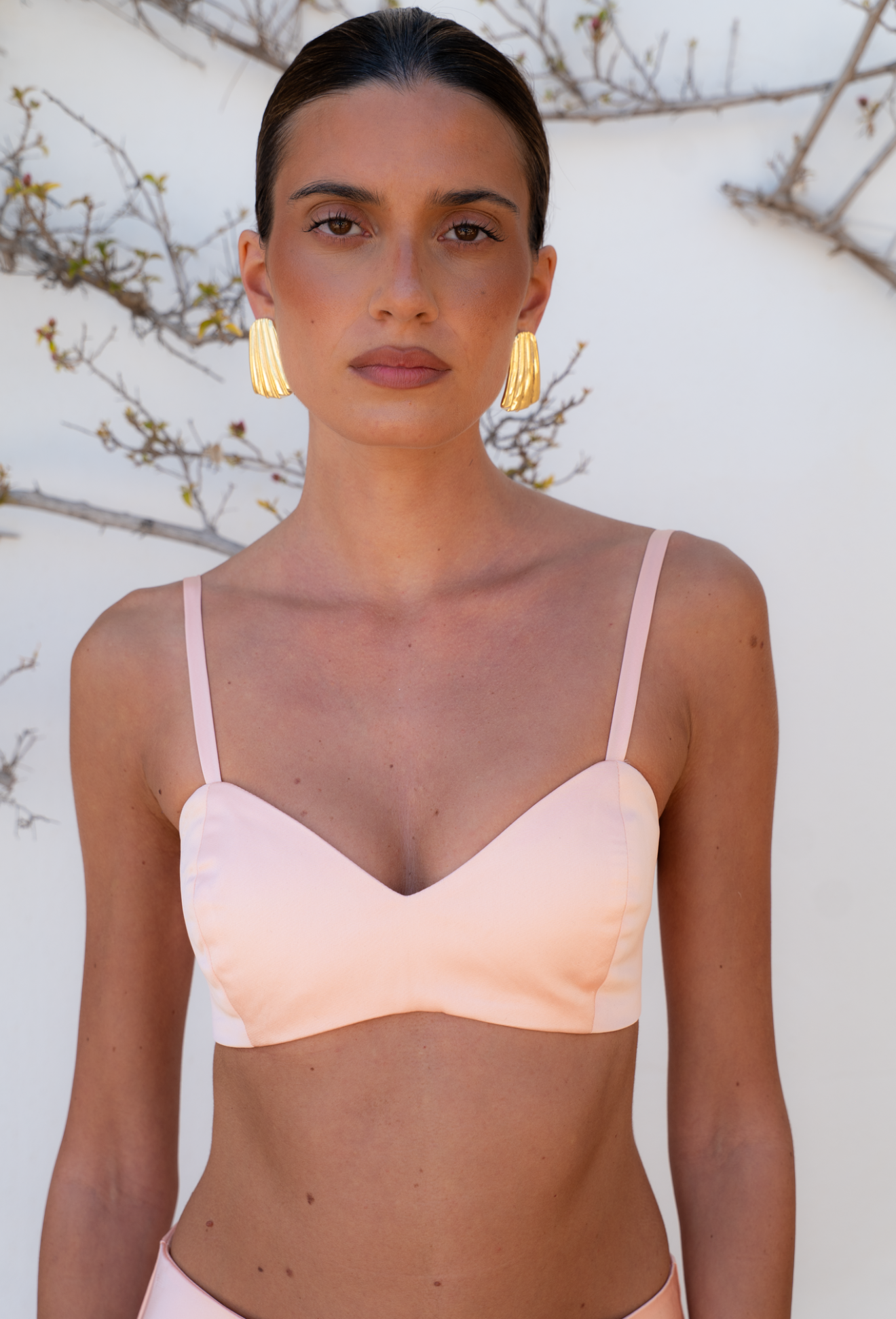 Triangle Bra - Peach