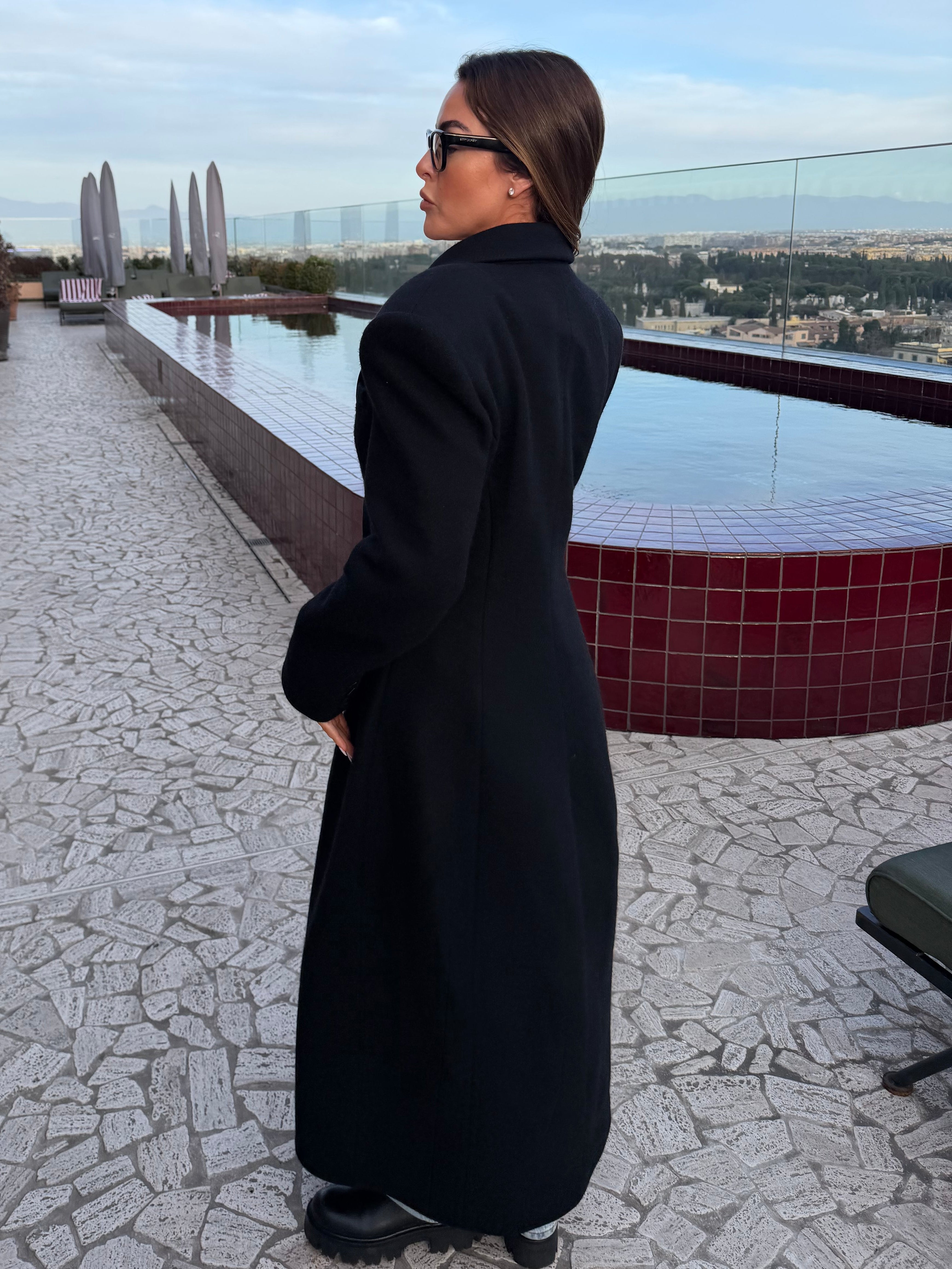 Timeless Wool Coat  - Black