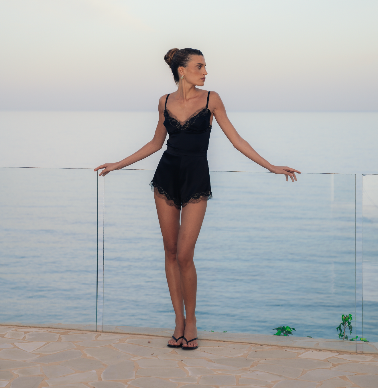 Lace Shorts - Black