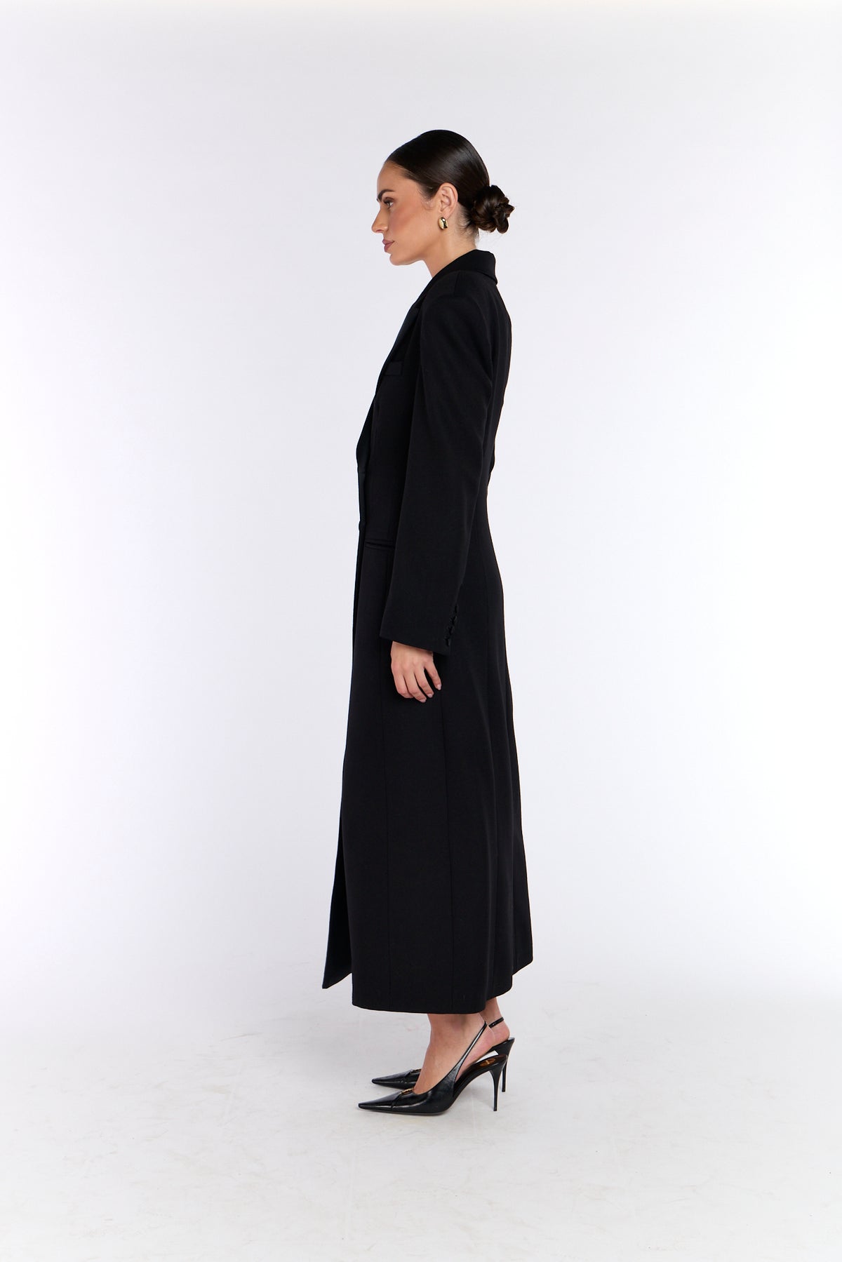 Timeless Wool Coat - Light Suiting Black