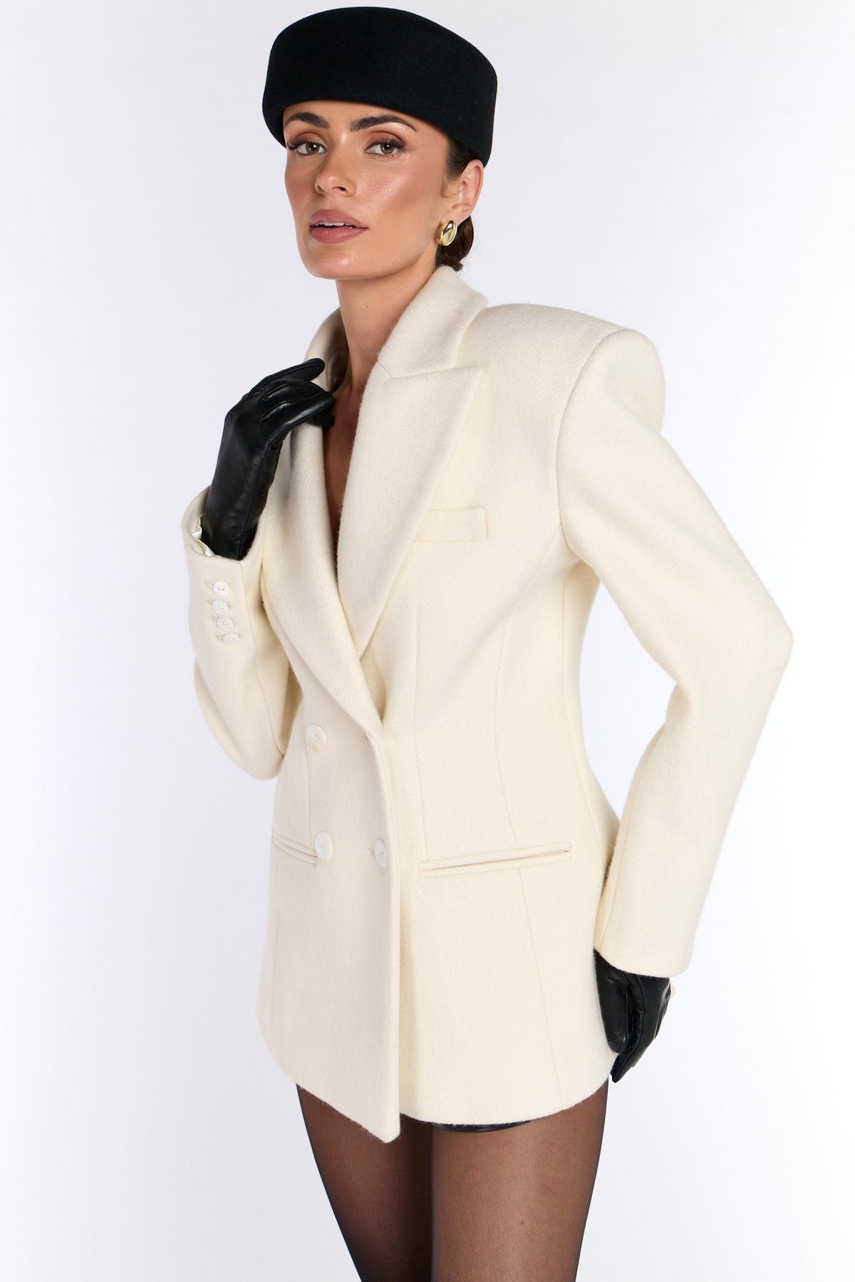 Timeless Wool Blazer  - Cream