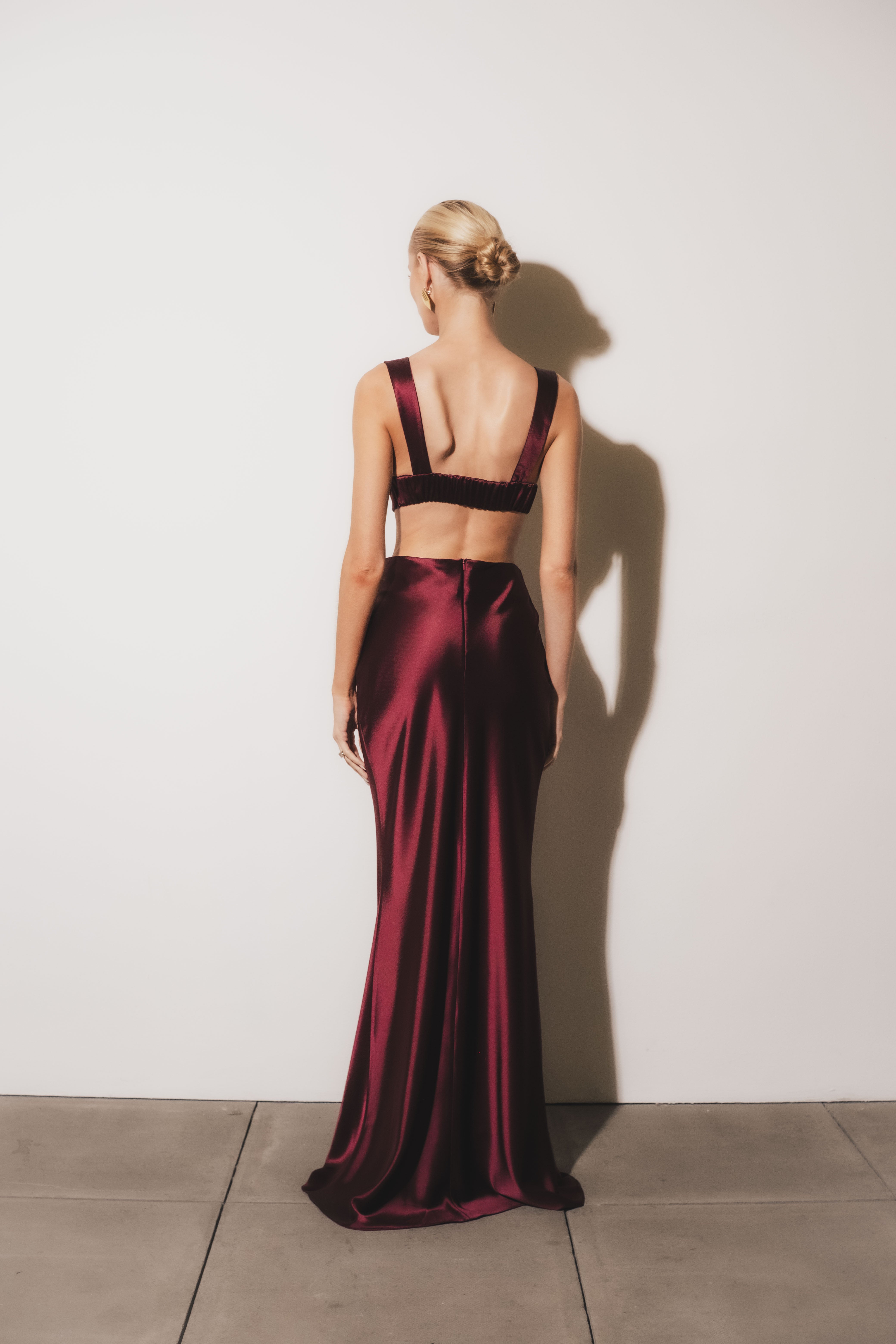 Maxi Skirt - Cherry