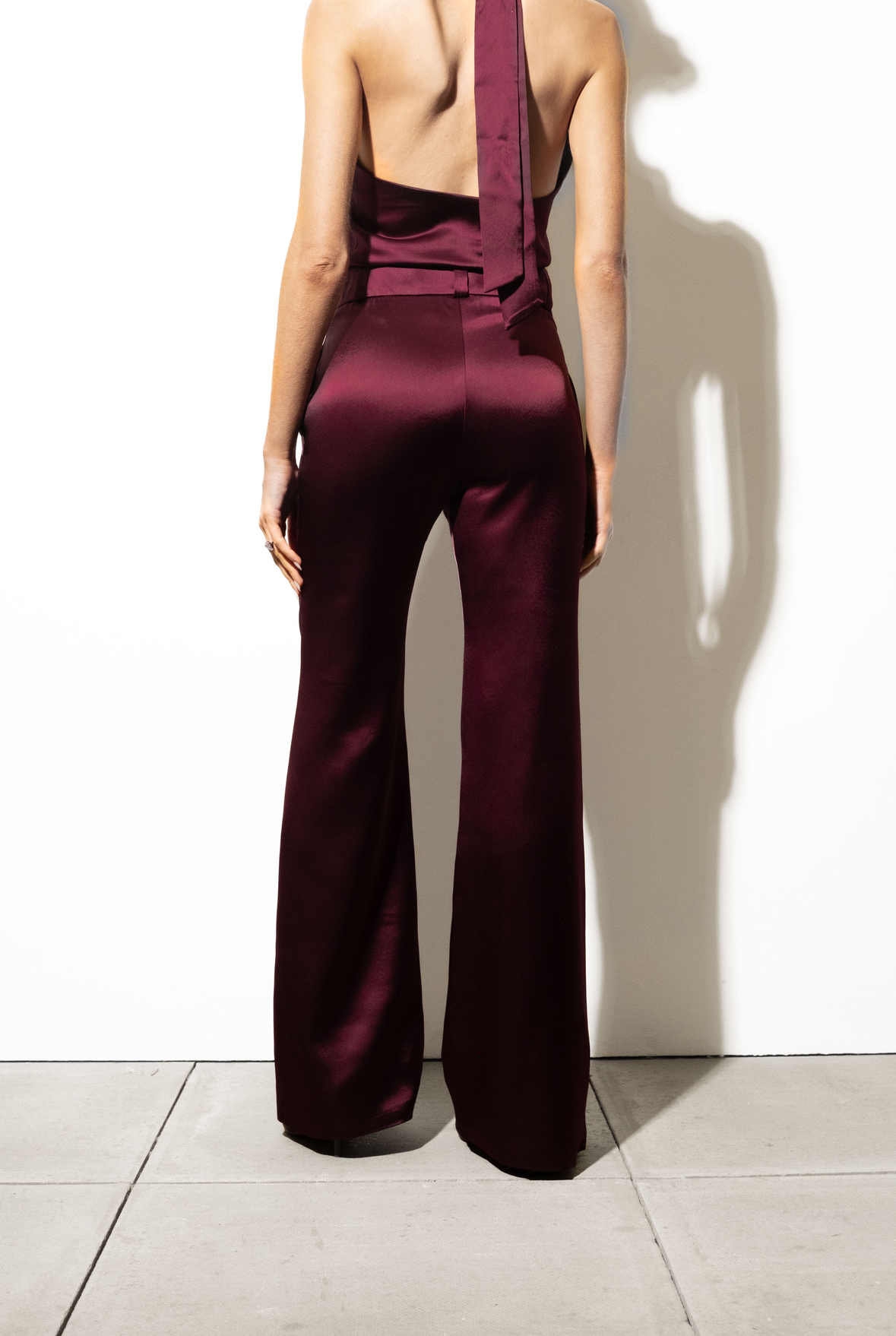Evening Trousers - Cherry