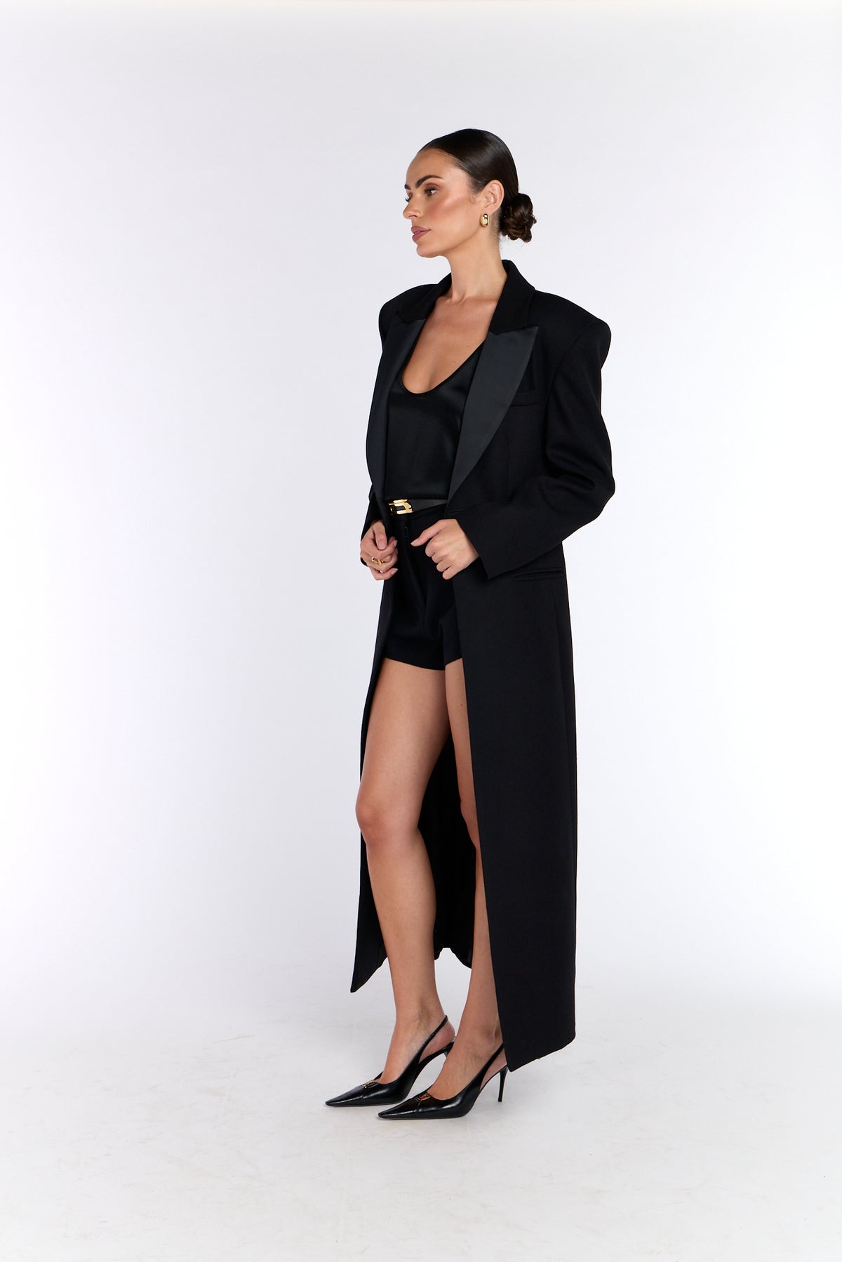 Timeless Wool Coat - Light Suiting Black