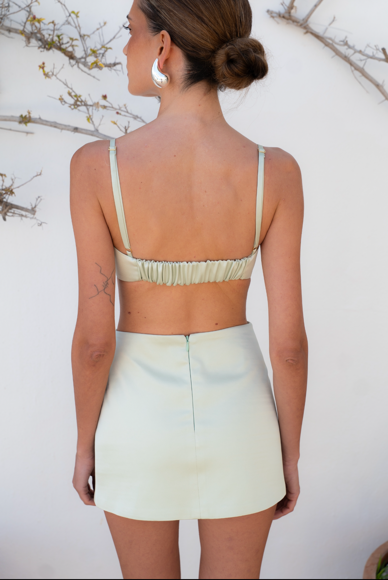 Triangle Bra - Pastel Green