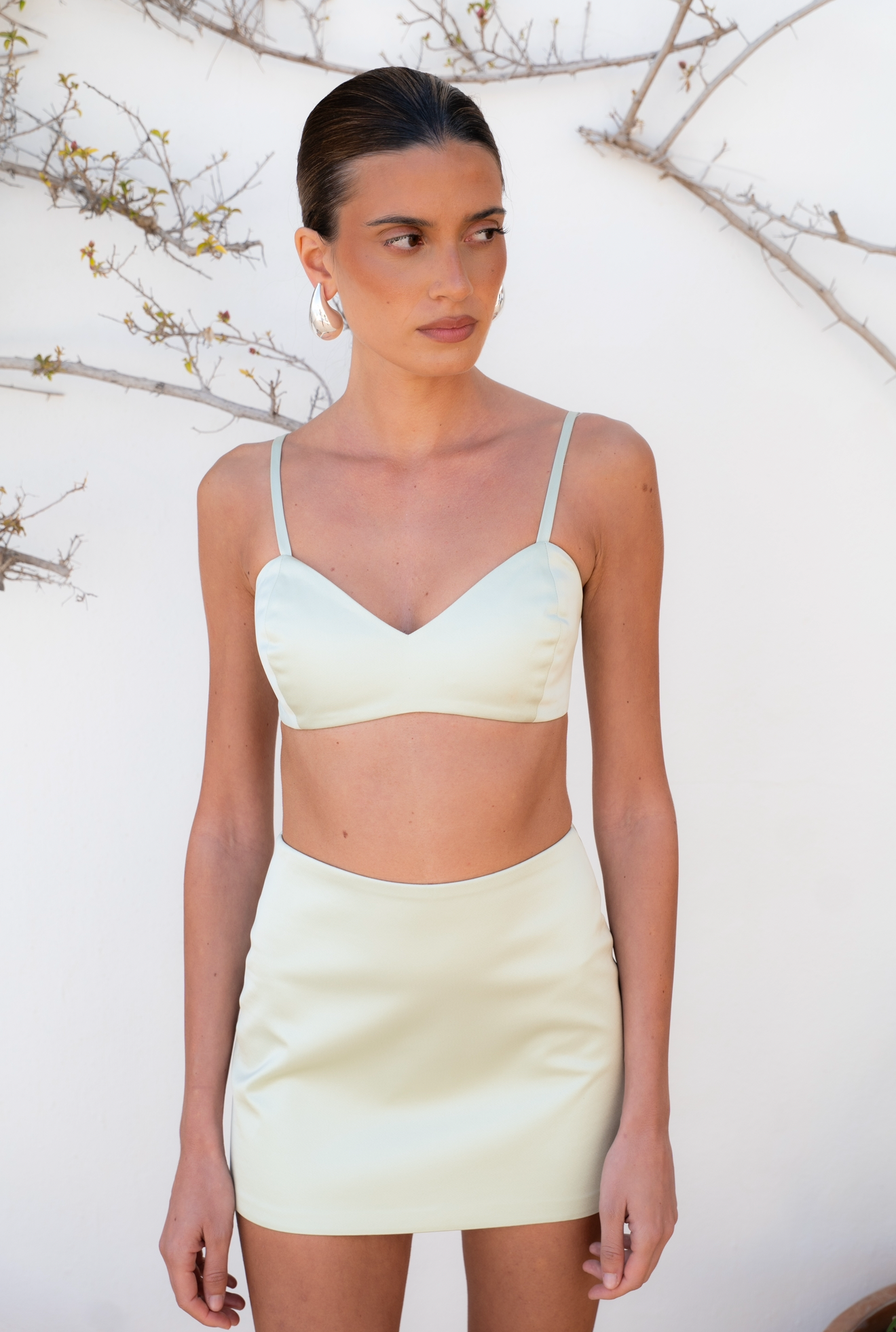 Triangle Bra - Pastel Green