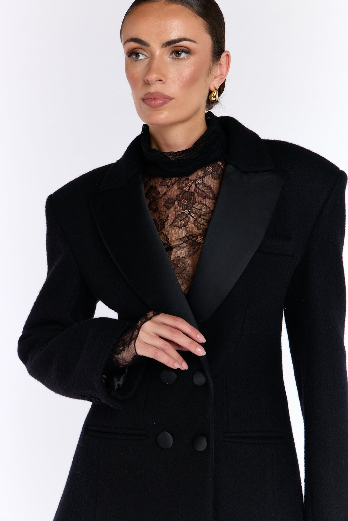 Timeless Wool Coat  - Black