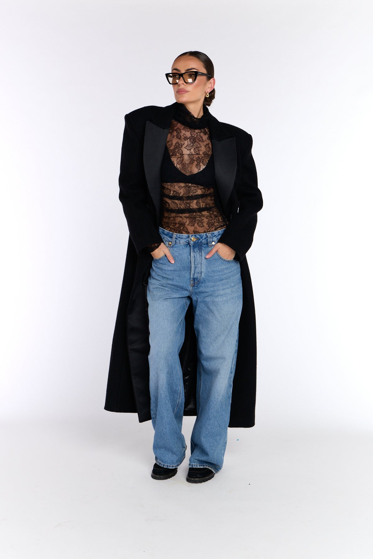 Timeless Wool Coat  - Black