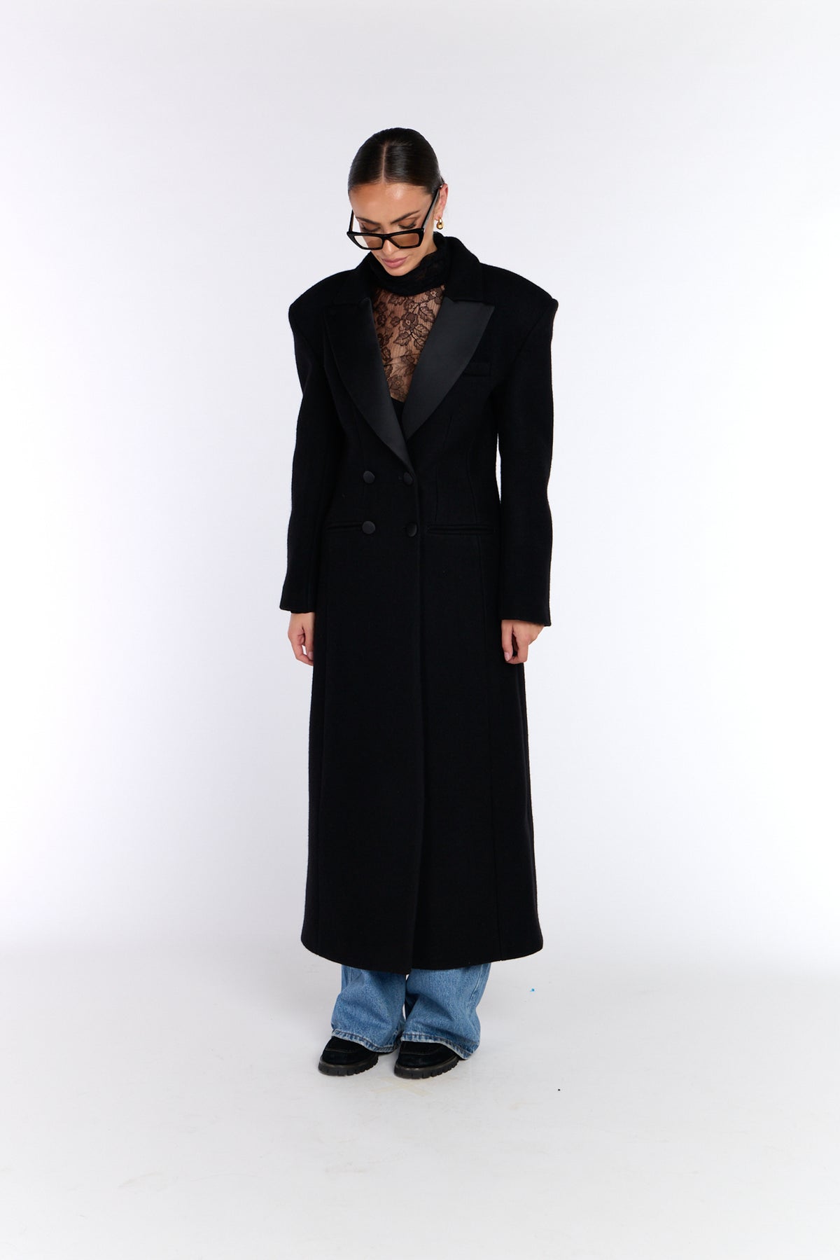 Timeless Wool Coat  - Black