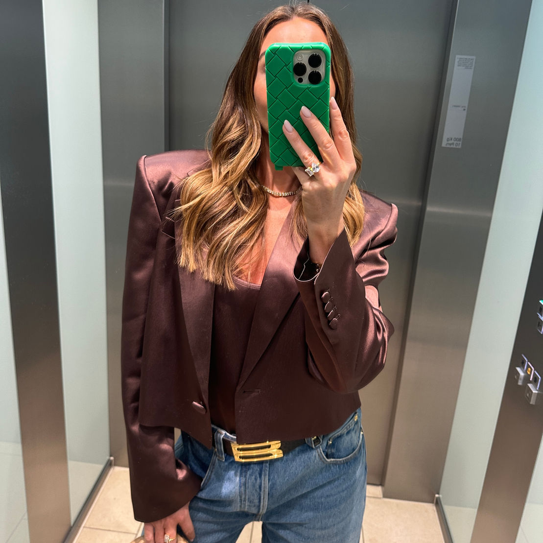 The Cropped Brown Blazer