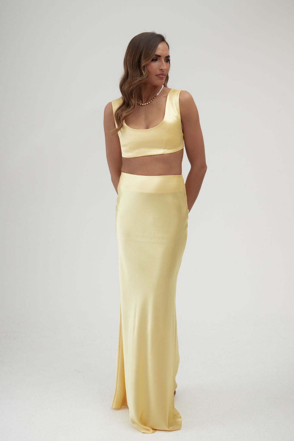 The Maxi Skirt - Lemon