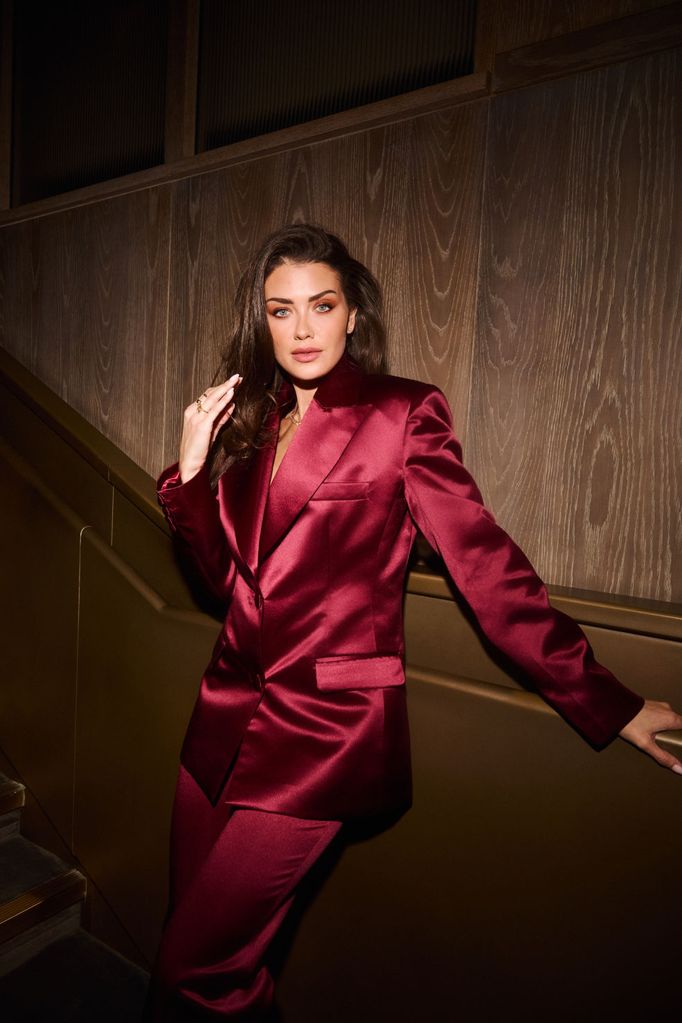 The Timeless Blazer  - Red Wine