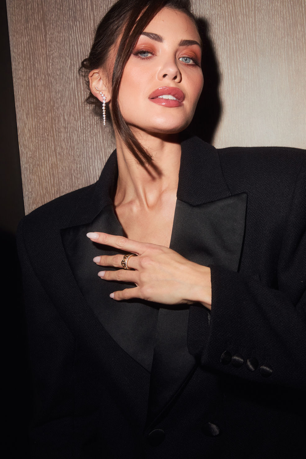 The Timeless Wool Blazer  - Black